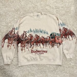 Abercrombie Budweiser Crewneck